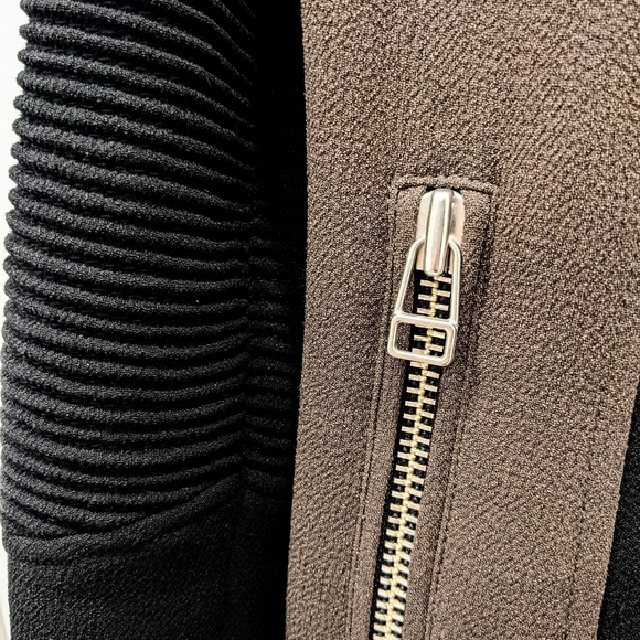 Aritzia Wilfred Olive Black Montesson Moto Jacket - SOLD - Picture 5 of 9